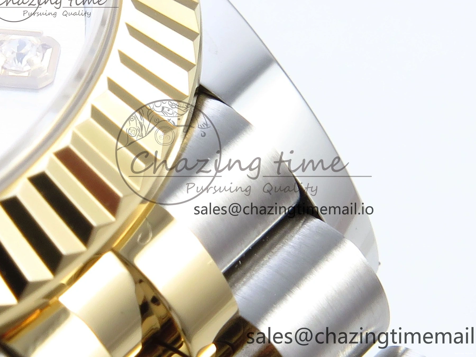 0214 DateJust 31 278273 ARF 1:1 Best Edition 904L Steel Silver Diamonds Dial on SS YG Jubilee Bracelet ETA TechFriendly 571